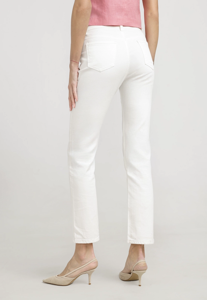 JEANS MUJER CHARLOT ALGODON BLANCO - 2