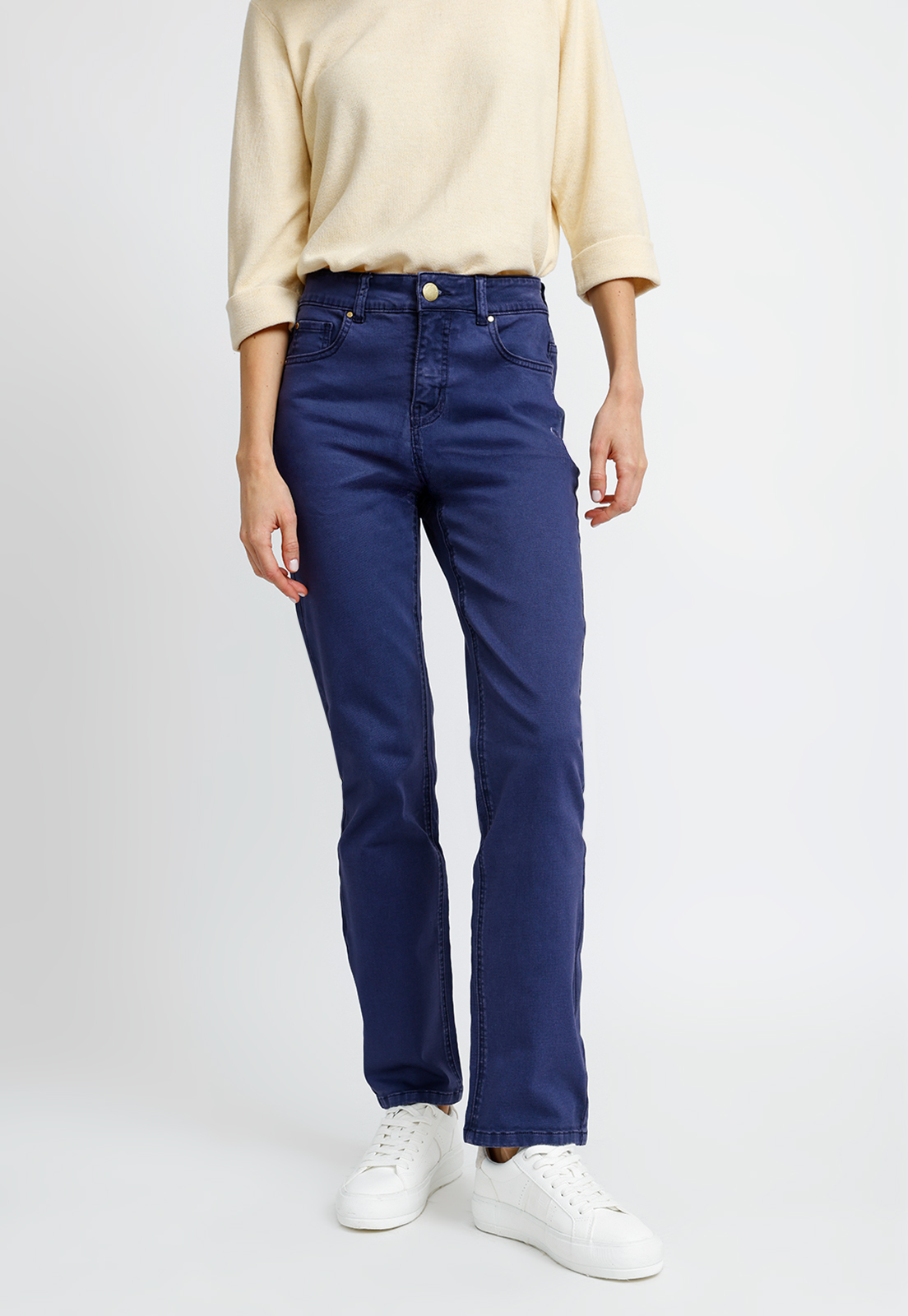 PANTALON RECTO NAVY ELY26 MUJER - 1