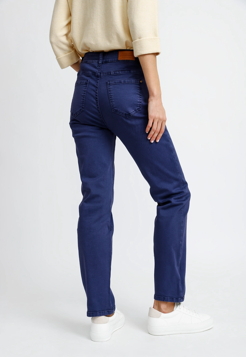 PANTALON RECTO NAVY ELY26 MUJER - 2