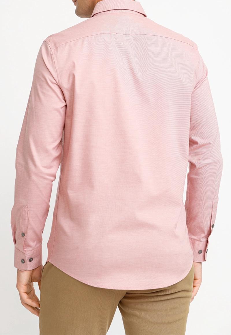 CAMISA HOMBRE ALGODON ROSADO - 2