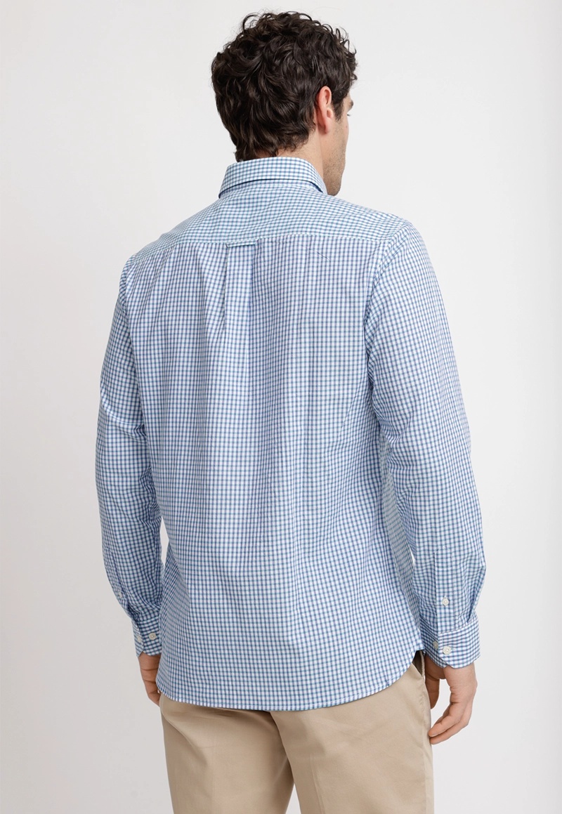CAMISA CUADROS ALGODON BAUDILIO VERDE - 4