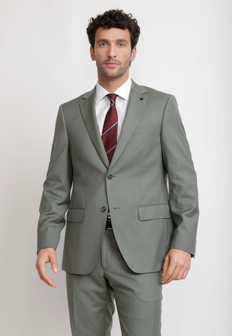 CHAQUETA HOMBRE FORMAL LANA S100'S MIX&COLOR VERDE - 1