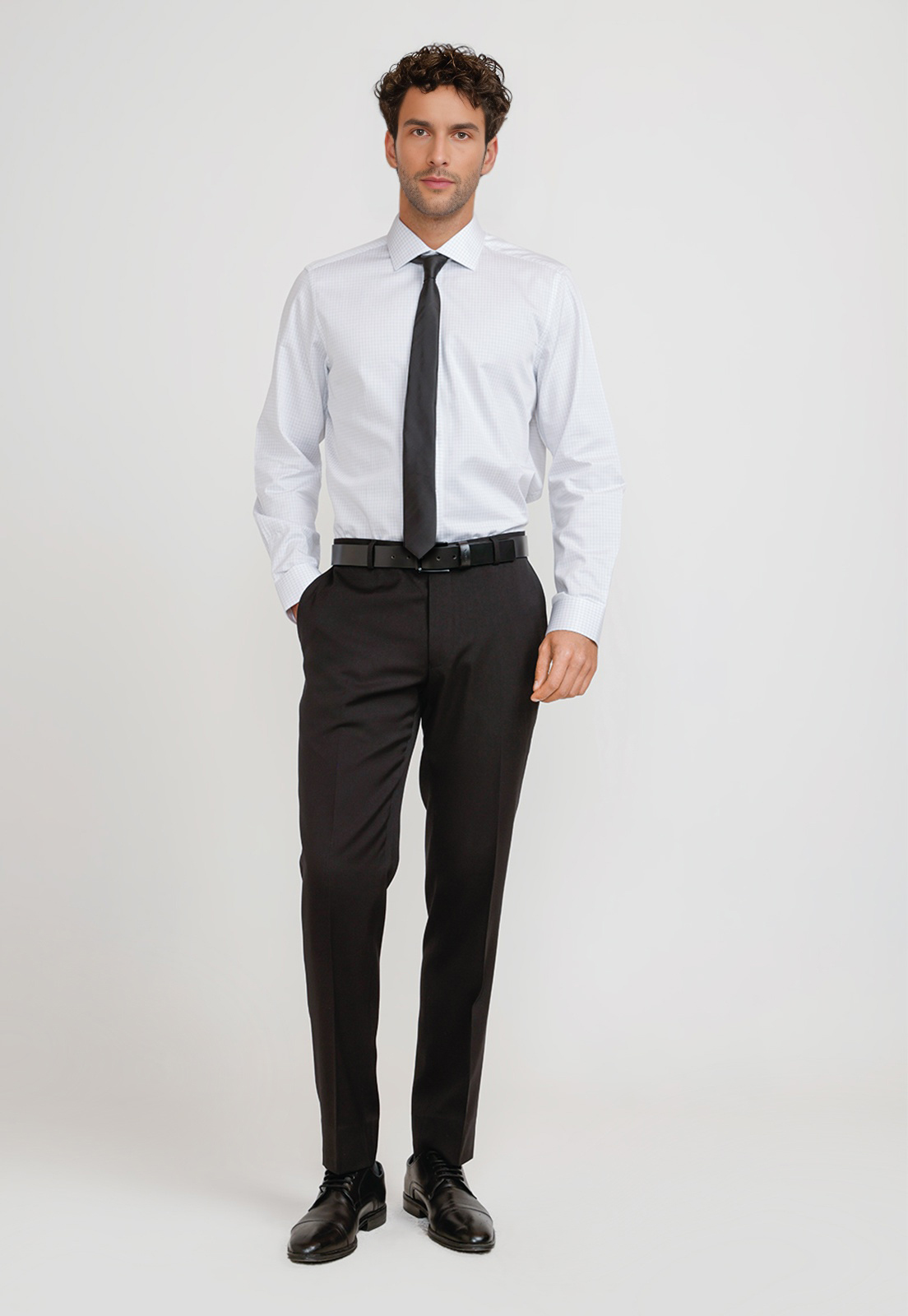CAMISA HOMBRE FORMAL ALGODON CLASSIC VERDE - 4
