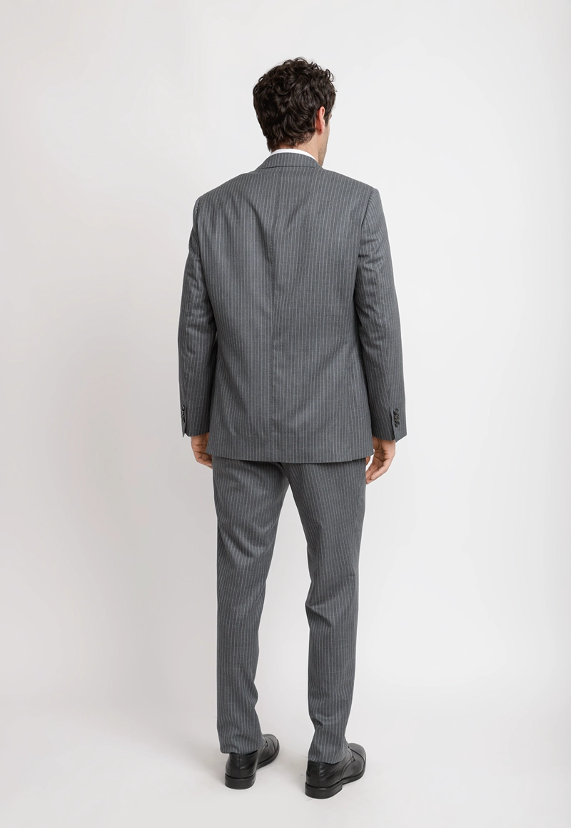 TRAJE HOMBRE FORMAL LANA 100'S TRAVEL GRIS - 2
