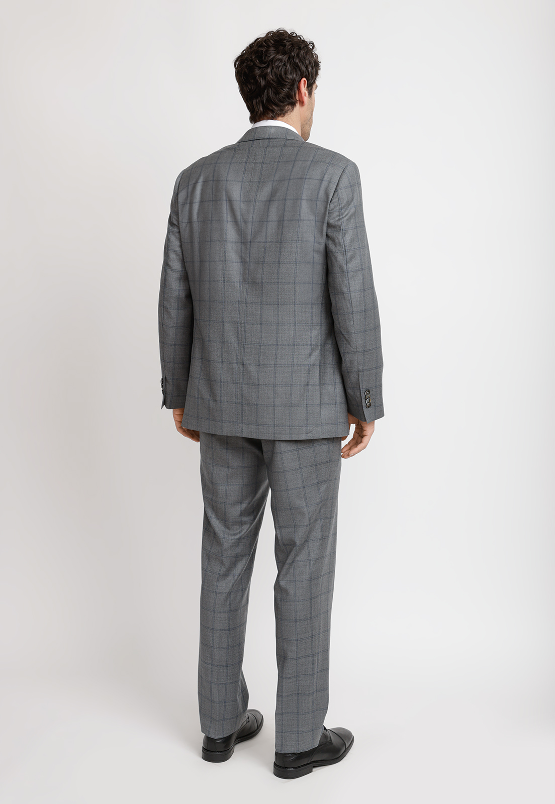 TRAJE HOMBRE FORMAL LANA S120'S SEDA SARTORIAL GRIS - 2