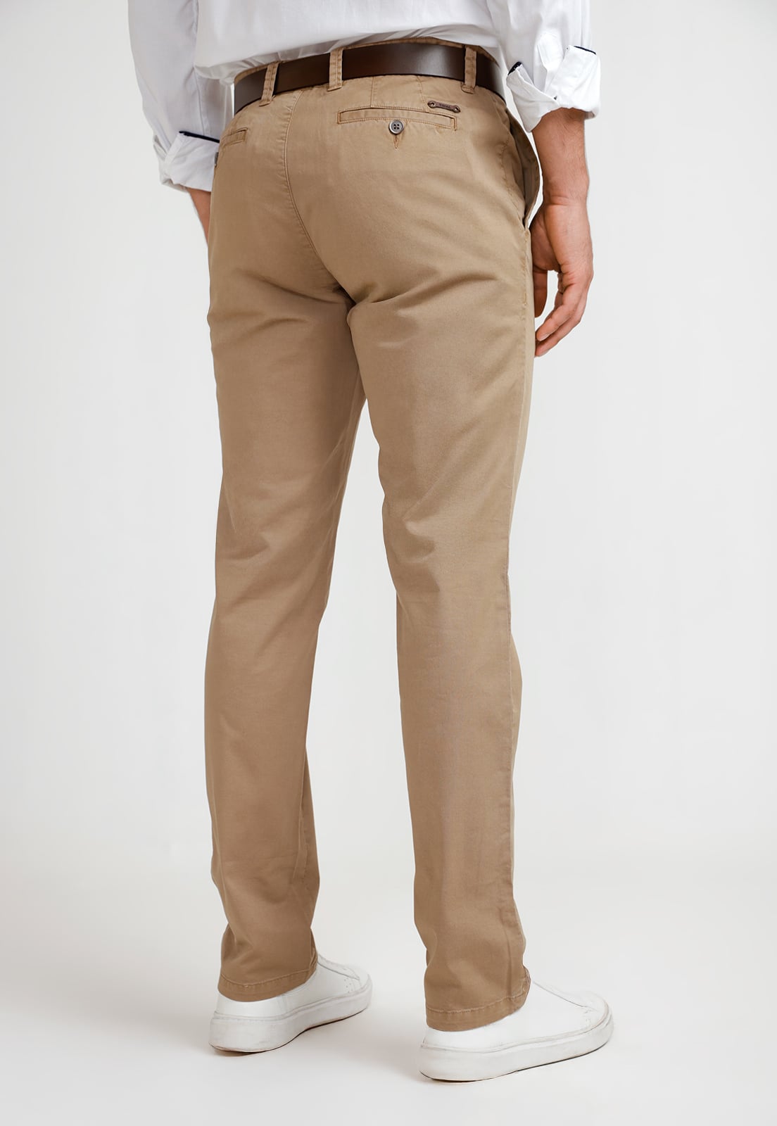 PANTALON HOMBRE ALGODON SLIM VINCI KHAKI - 2