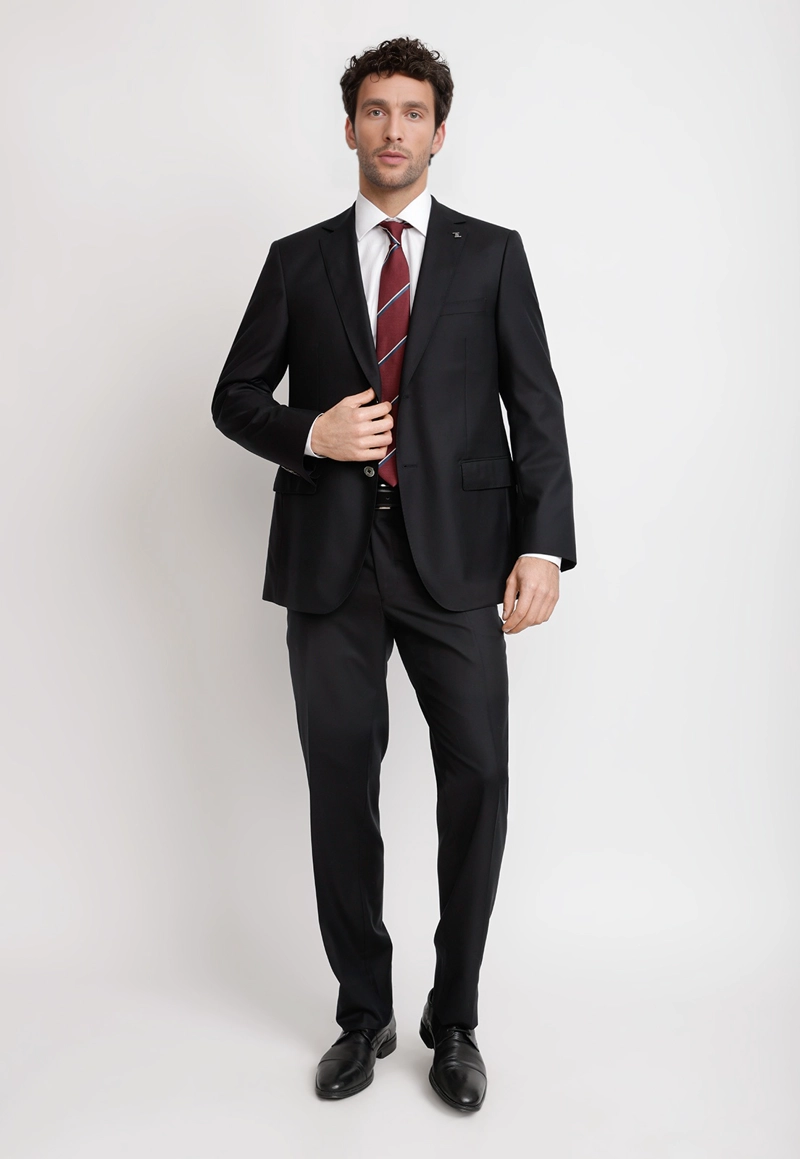 TRAJE HOMBRE FORMAL LANA S210'S ANIVERSARIO NEGRO - 1