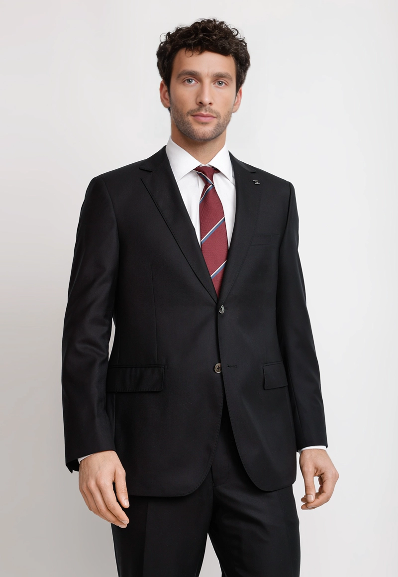TRAJE HOMBRE FORMAL LANA S210'S ANIVERSARIO NEGRO - 2
