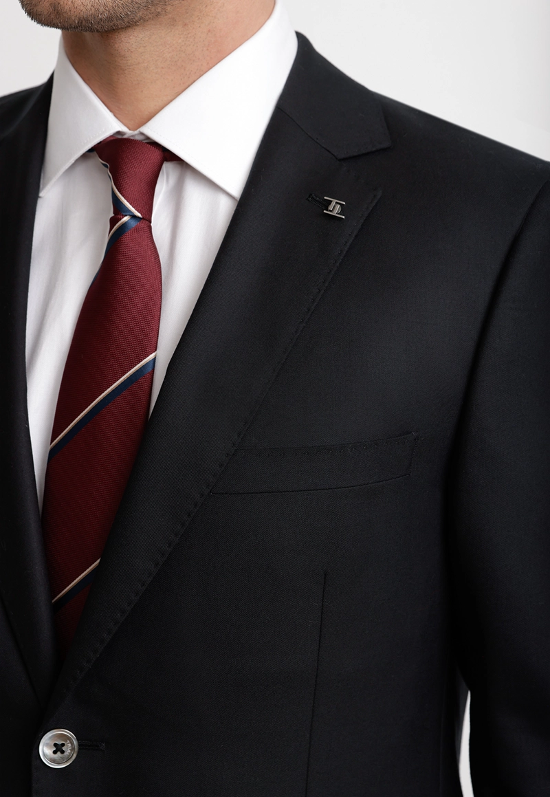 TRAJE HOMBRE FORMAL LANA S210'S ANIVERSARIO NEGRO - 4