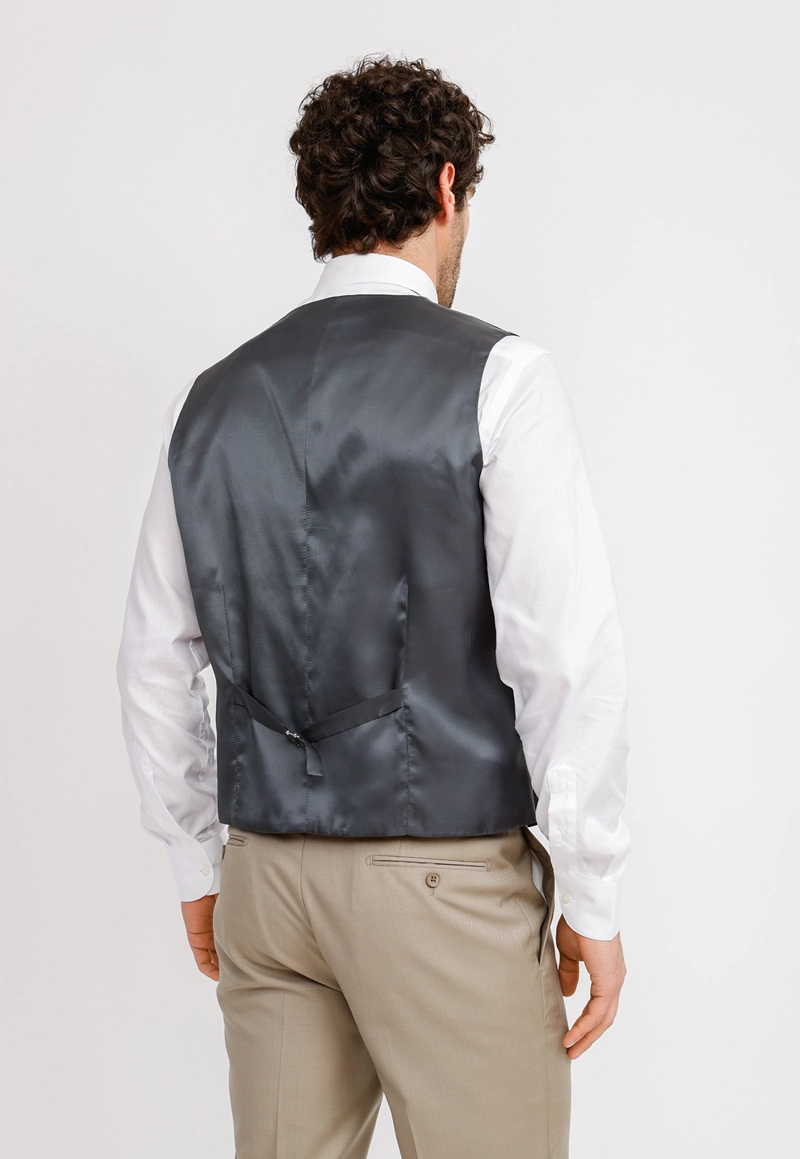 GILET HOMBRE FORMAL SEDA GILET&CO NEGRO - 2