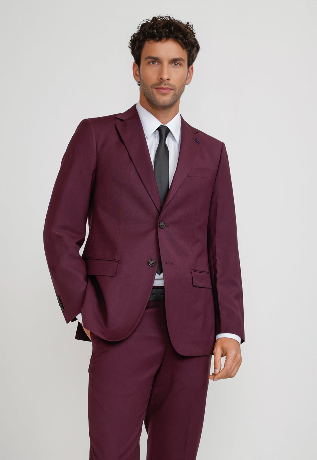TRAJE HOMBRE FORMAL GRADUACION BURDEO - 1