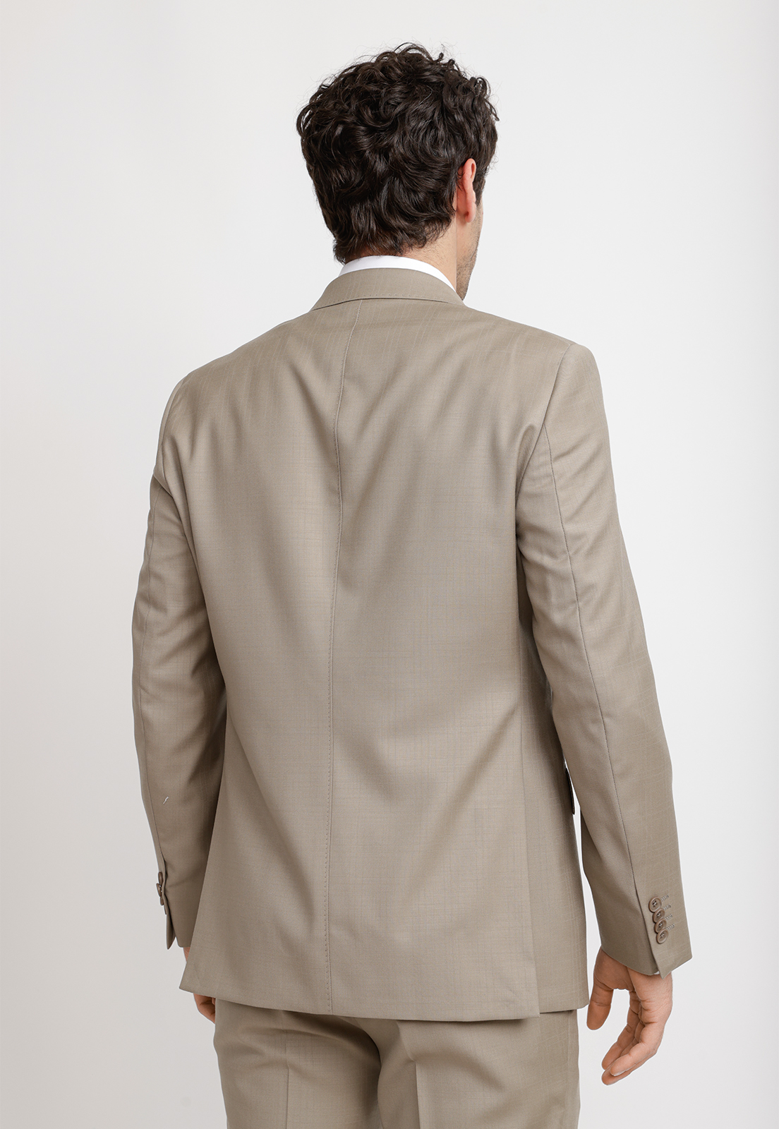 CHAQUETA HOMBRE FORMAL LANA S100'S MIX&COLOR KHAKI - 2