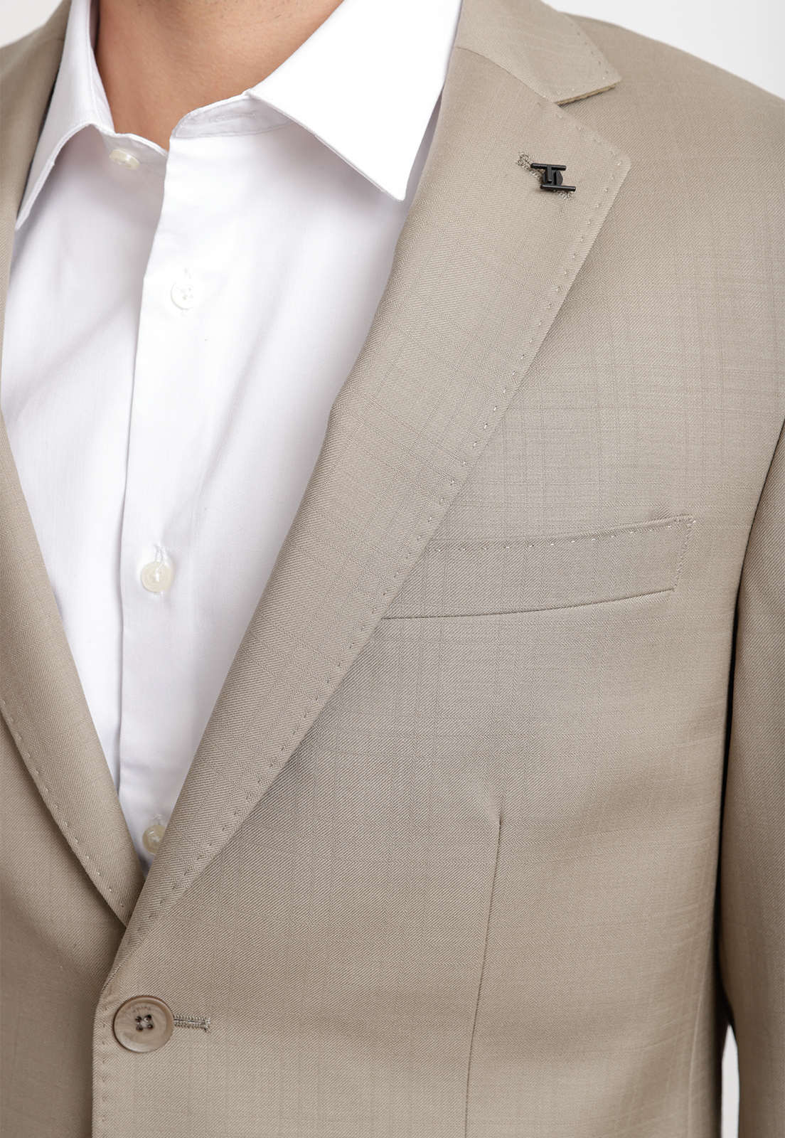 CHAQUETA HOMBRE FORMAL LANA S100'S MIX&COLOR KHAKI - 3