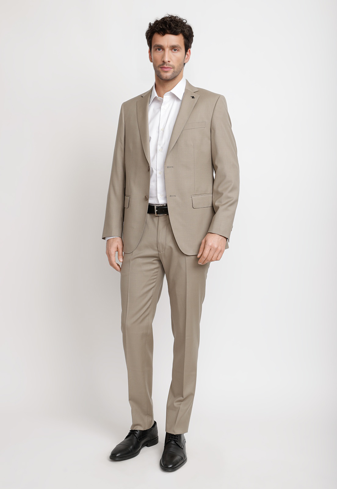 CHAQUETA HOMBRE FORMAL LANA S100'S MIX&COLOR KHAKI - 4