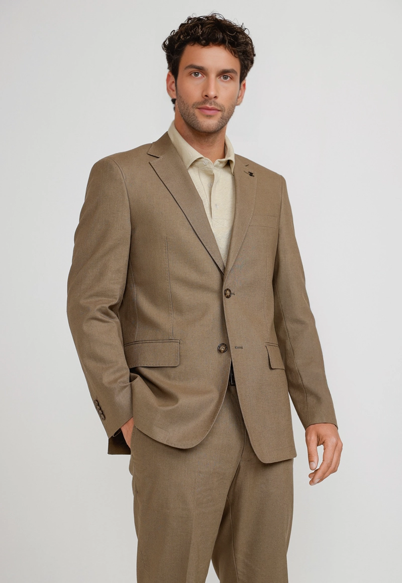 CHAQUETA HOMBRE LINO CESAR VERDE - 1