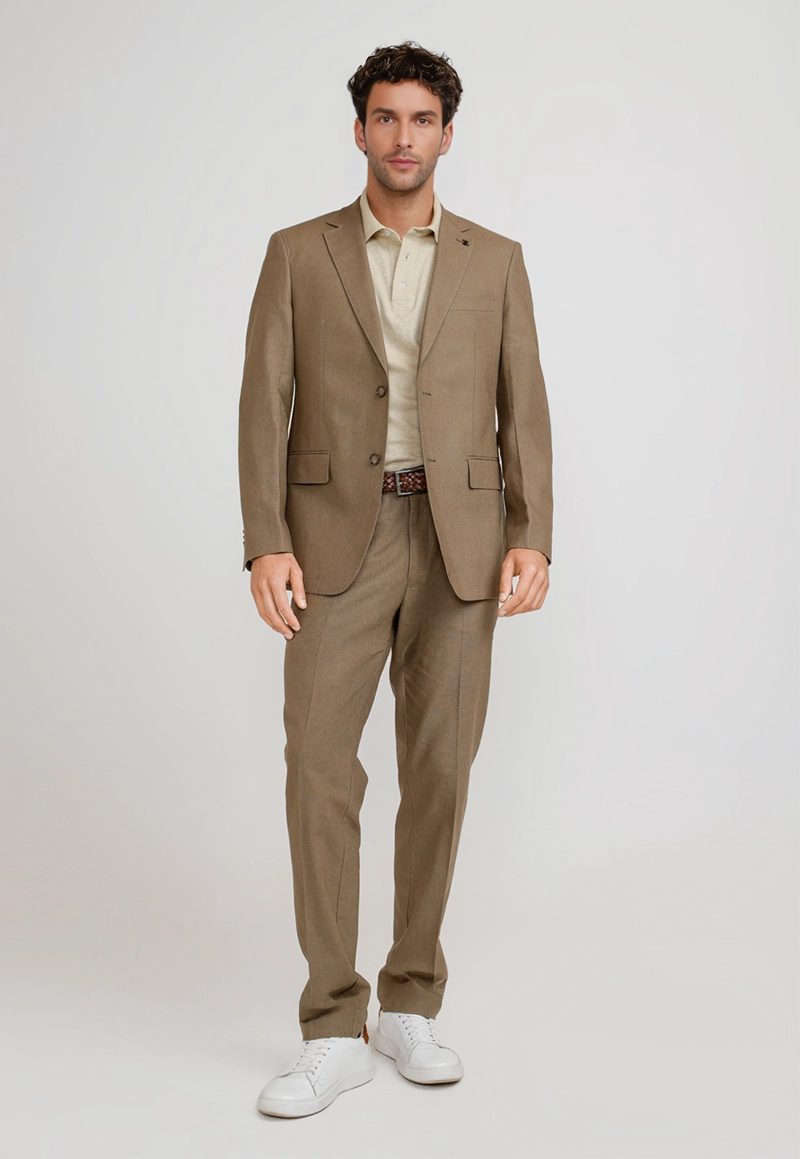 CHAQUETA HOMBRE LINO CESAR VERDE - 4