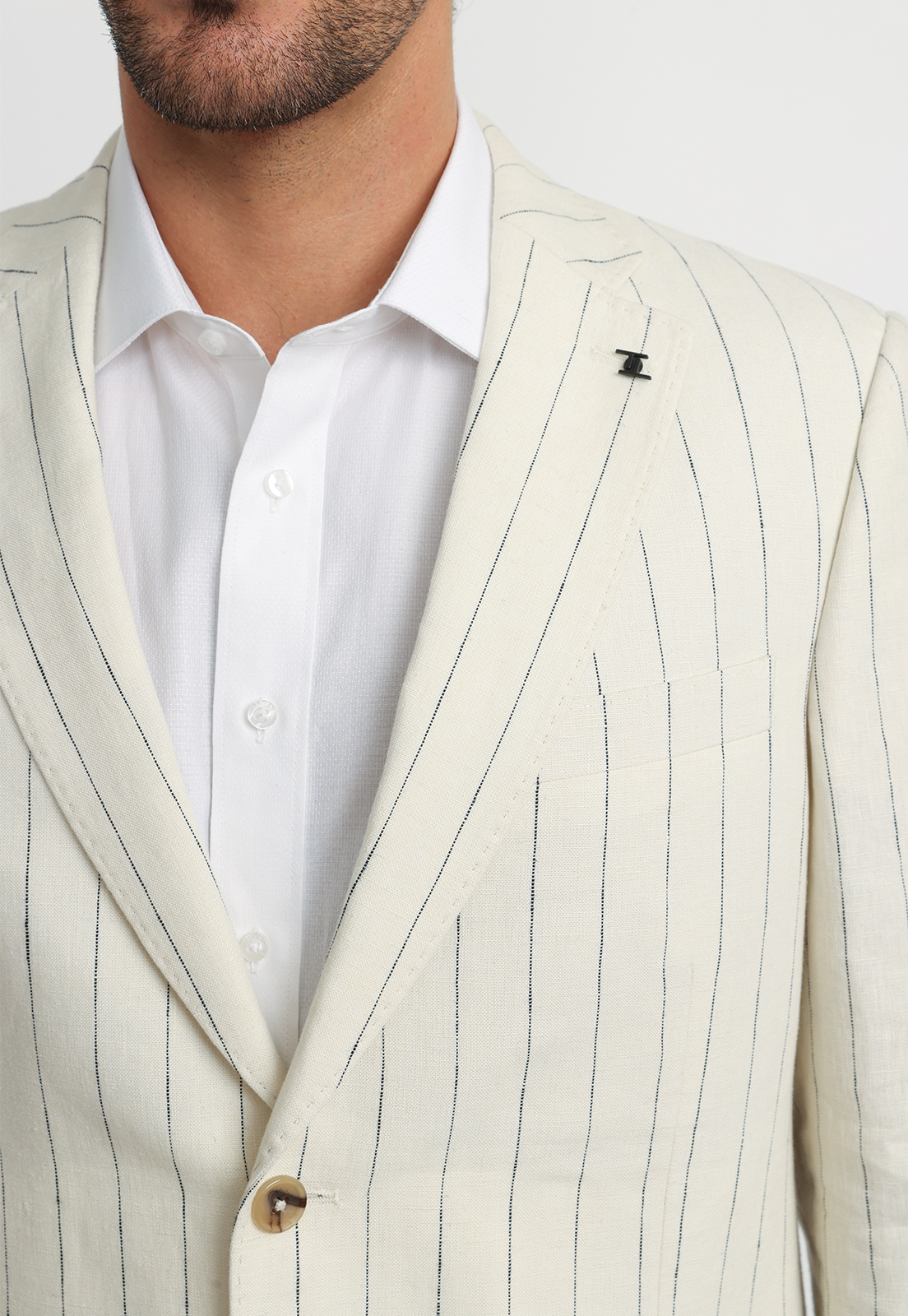 CHAQUETA HOMBRE FORMAL LINO CLASSIC ARENA - 3