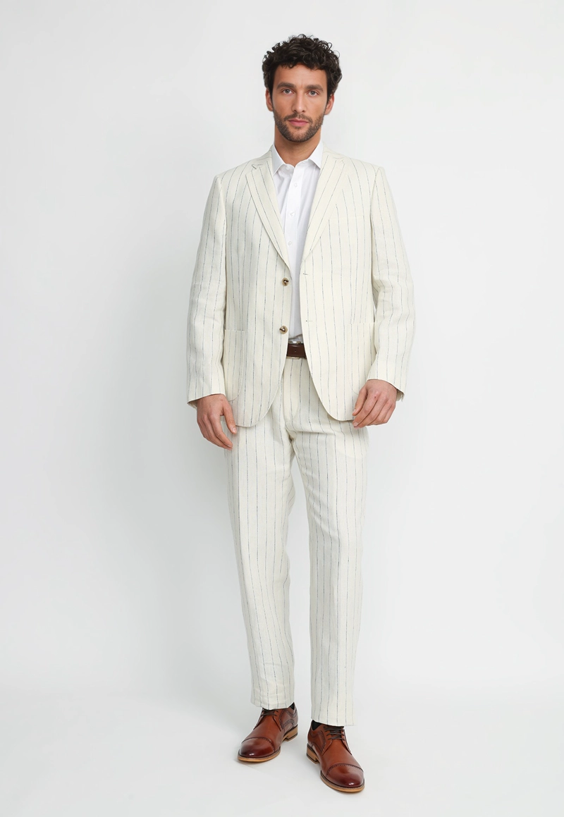 CHAQUETA HOMBRE FORMAL LINO CLASSIC ARENA - 4