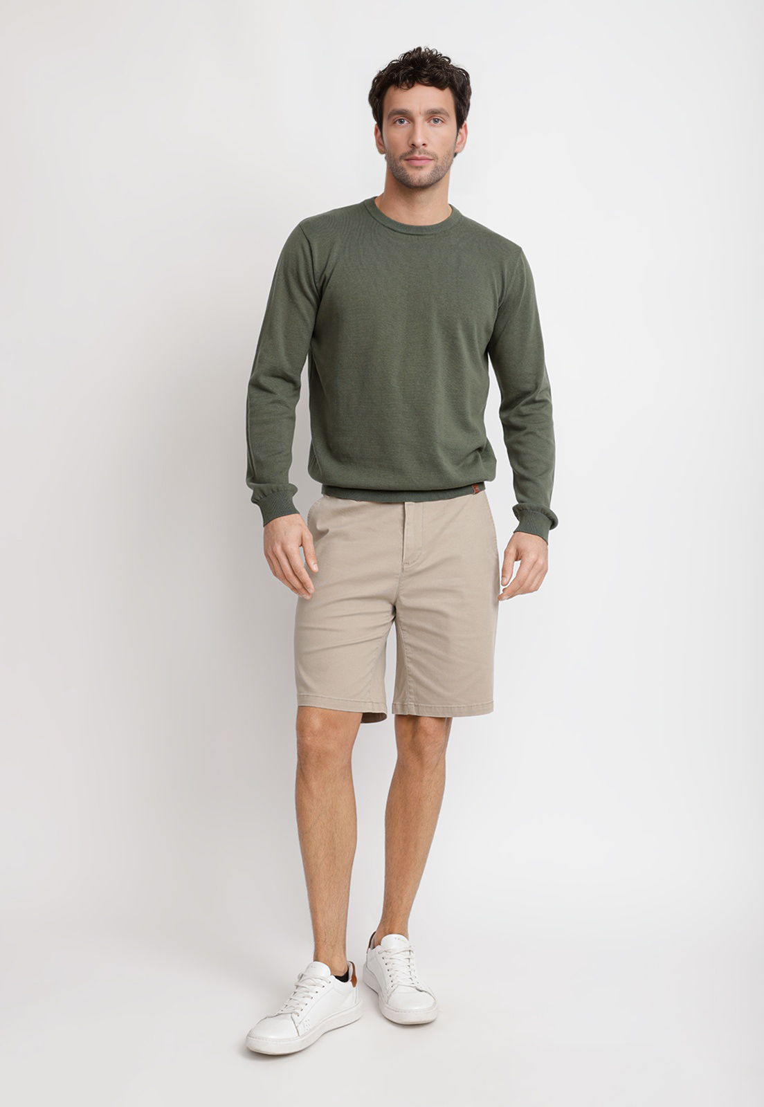 SWEATER CUELLO C ALGODON PHELPS VERDE - 2