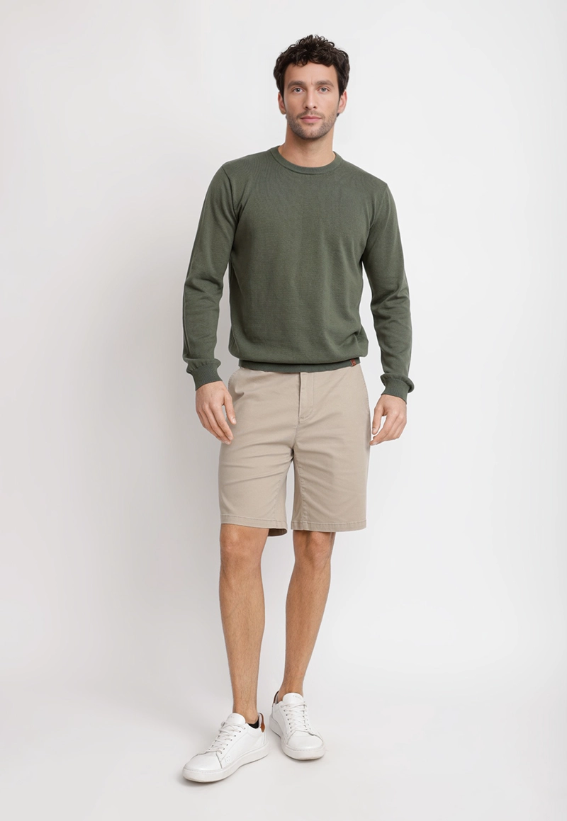 SWEATER CUELLO C ALGODON PHELPS VERDE - 2