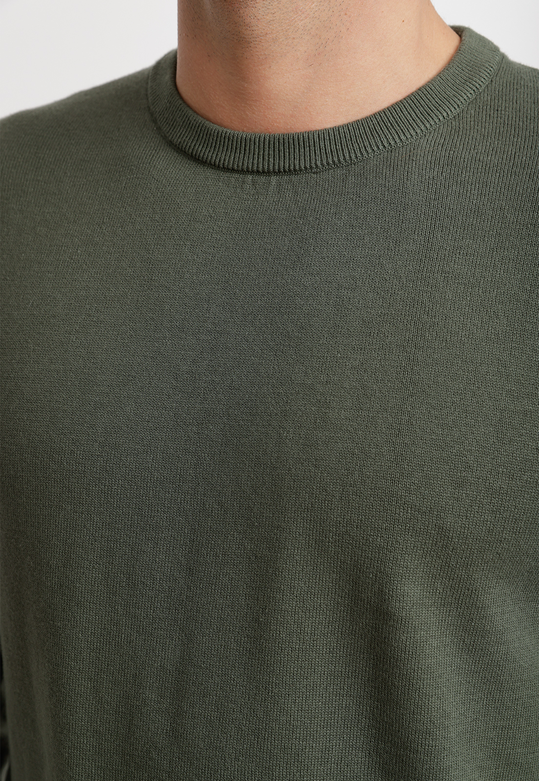 SWEATER CUELLO C ALGODON PHELPS VERDE - 3