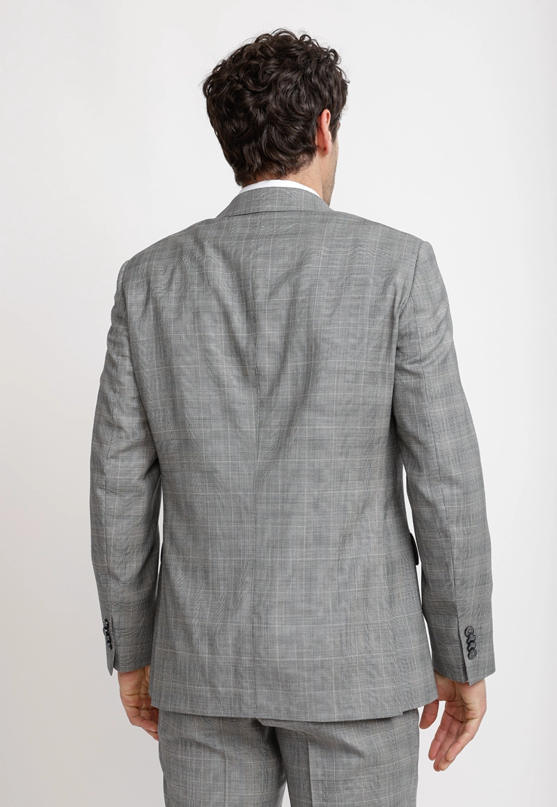 TRAJE HOMBRE FORMAL LANA S140'S LUXURY GRIS - 2