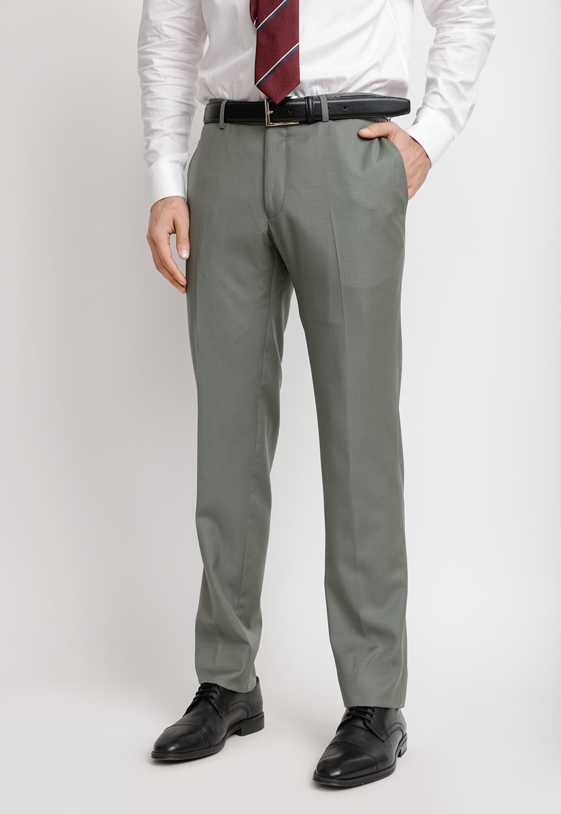 PANTALON HOMBRE FORMAL LANA S100'S MIX&COLOR VERDE - 1