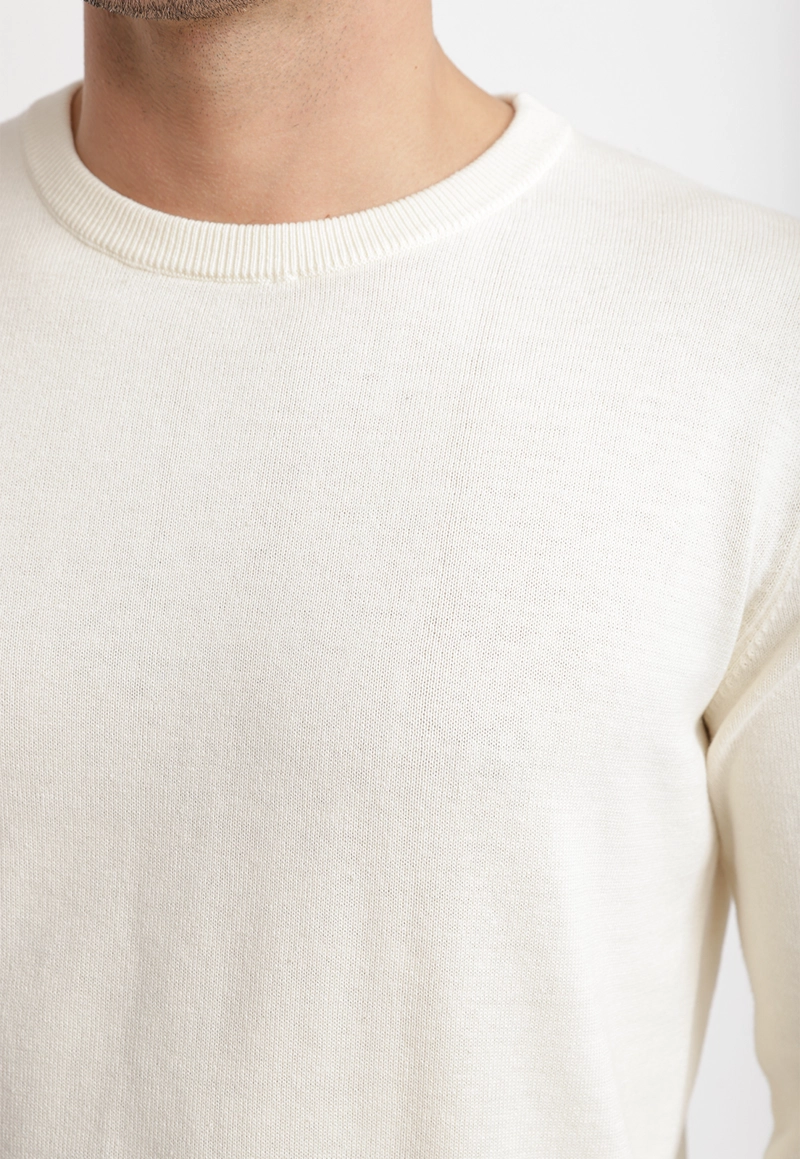 SWEATER CUELLO C ALGODON PHELPS CRUDO - 4