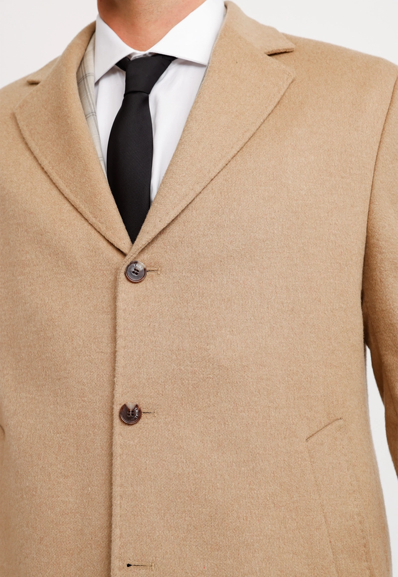 ABRIGO HOMBRE FORMAL VERCELLI VOYAGE CAMEL - 3