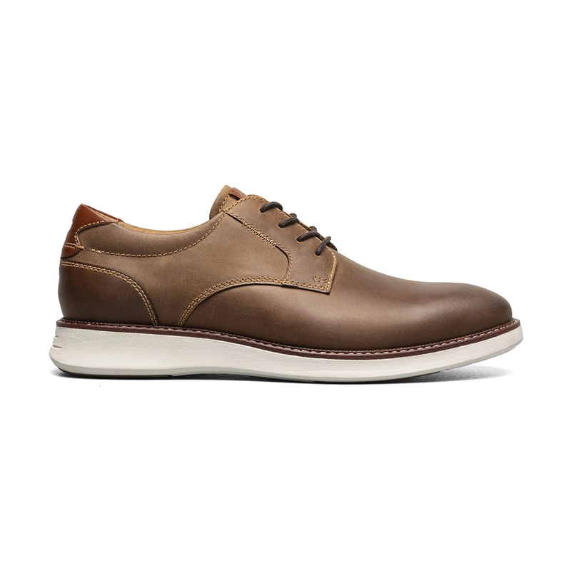 ZAPATOS CASUAL LAUNCH PLAIN TOE OXFORD COGNAC - 3