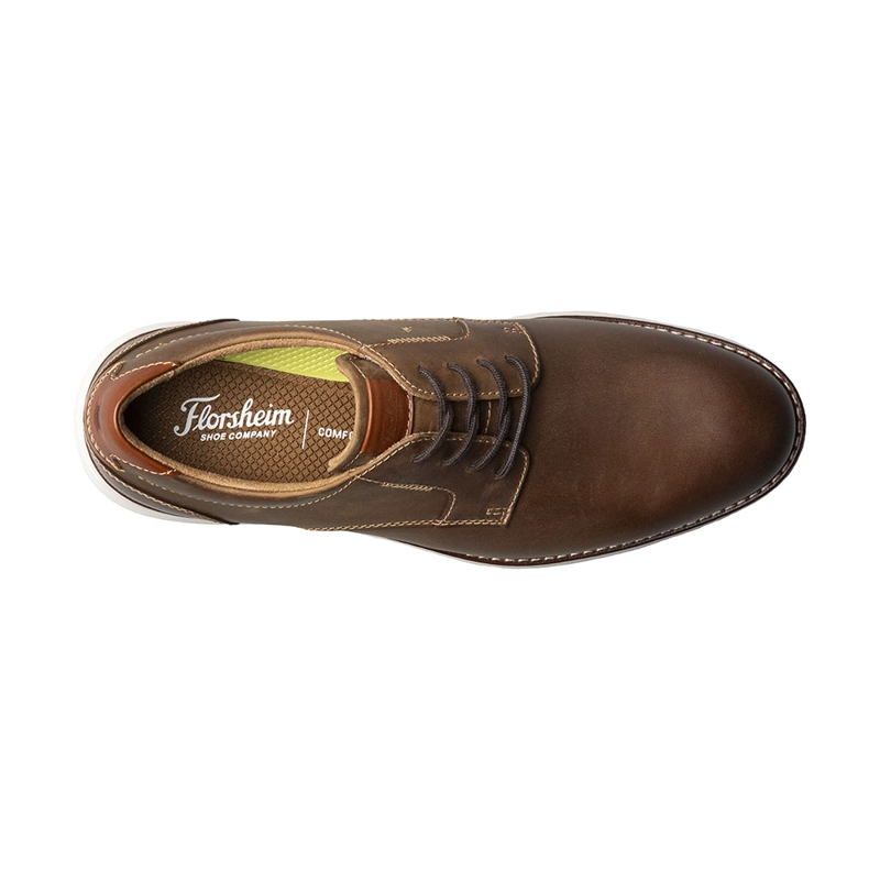 ZAPATOS CASUAL LAUNCH PLAIN TOE OXFORD COGNAC - 6
