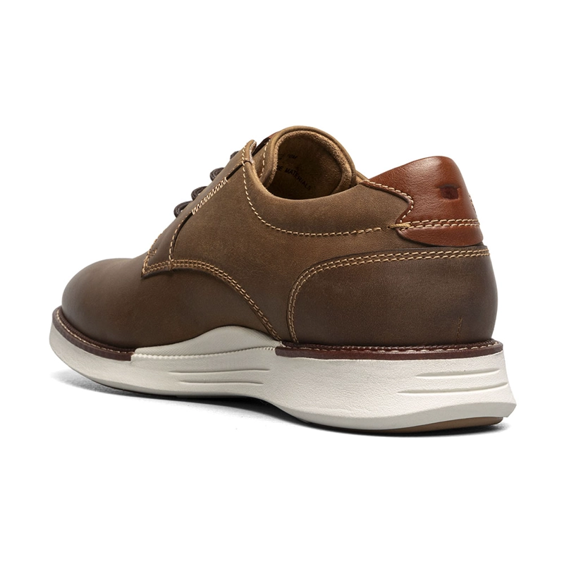 ZAPATOS CASUAL LAUNCH PLAIN TOE OXFORD COGNAC - 8