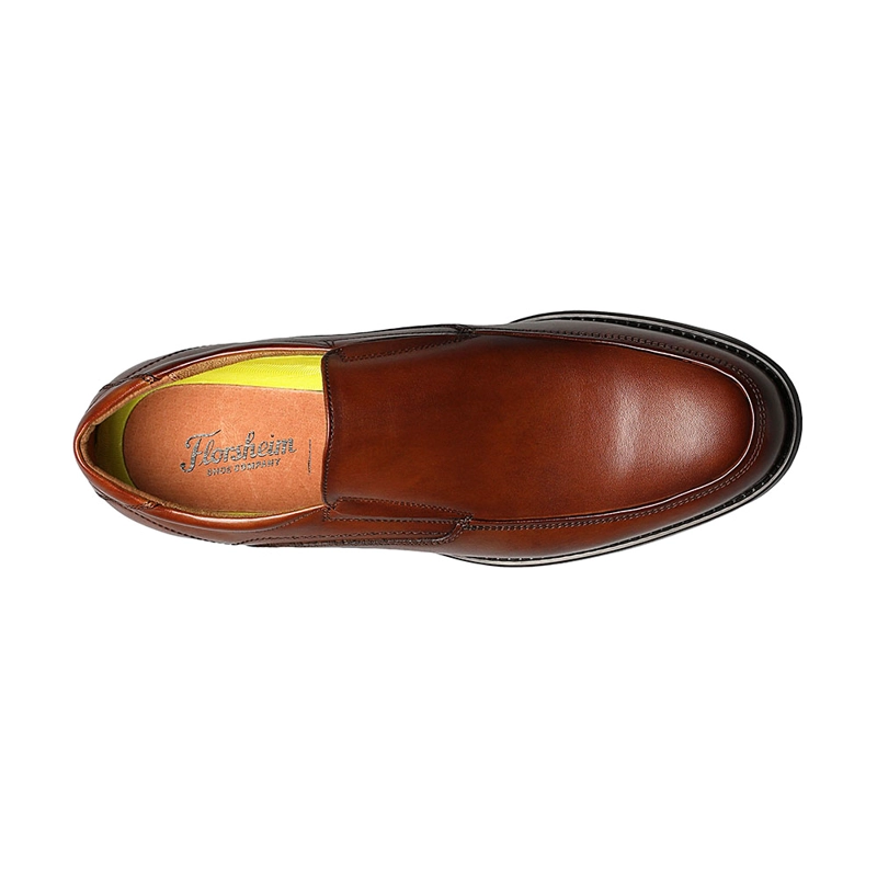 MOCASINES MIDTOWN MOC TOE SLIP ON COGNAC - 7