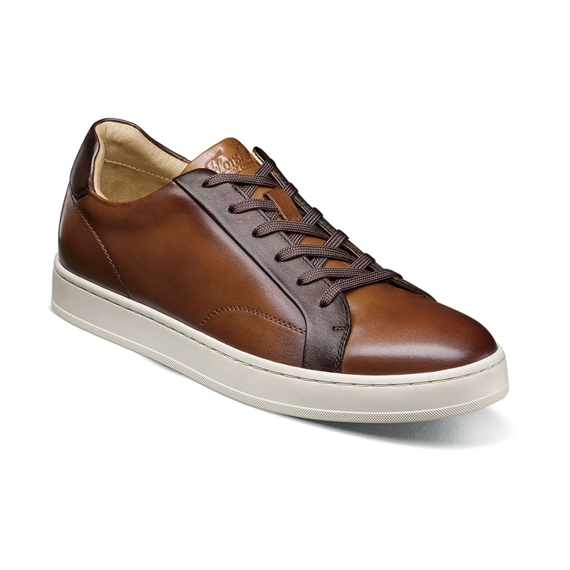 ZAPATILLAS CASUAL MONOPOLI LACE TO TOE COGNAC - 1
