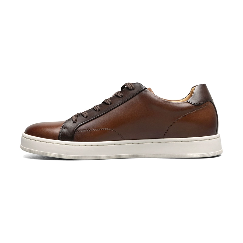 ZAPATILLAS CASUAL MONOPOLI LACE TO TOE COGNAC - 5