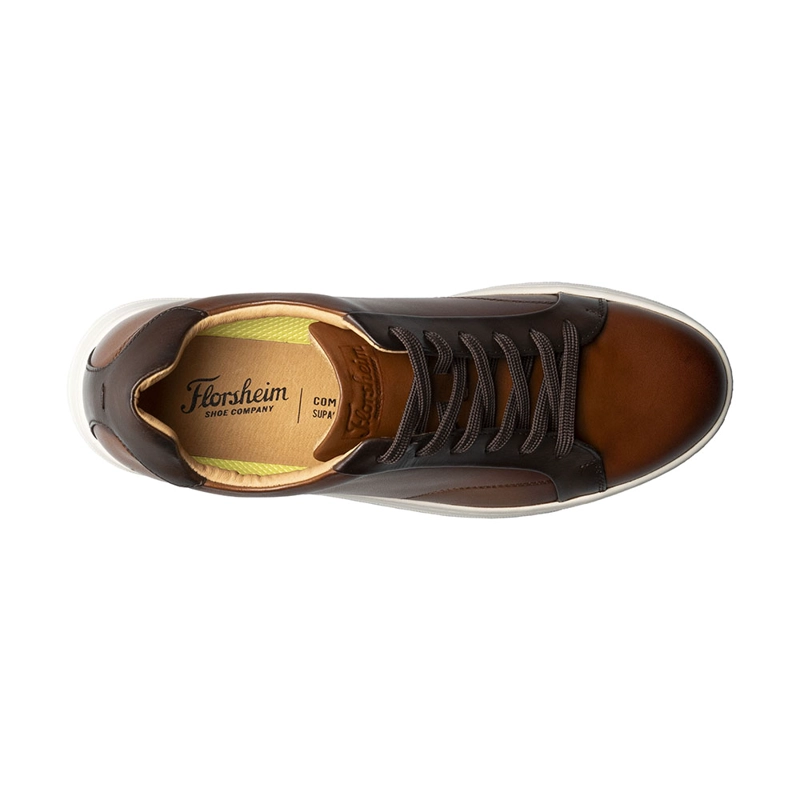 ZAPATILLAS CASUAL MONOPOLI LACE TO TOE COGNAC - 6