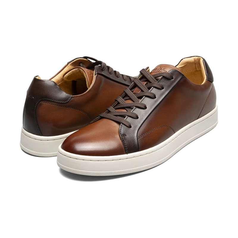 ZAPATILLAS CASUAL MONOPOLI LACE TO TOE COGNAC - 9