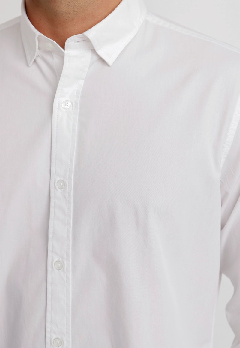 CAMISA ML HOMBRE BASILIO BLANCO - 3