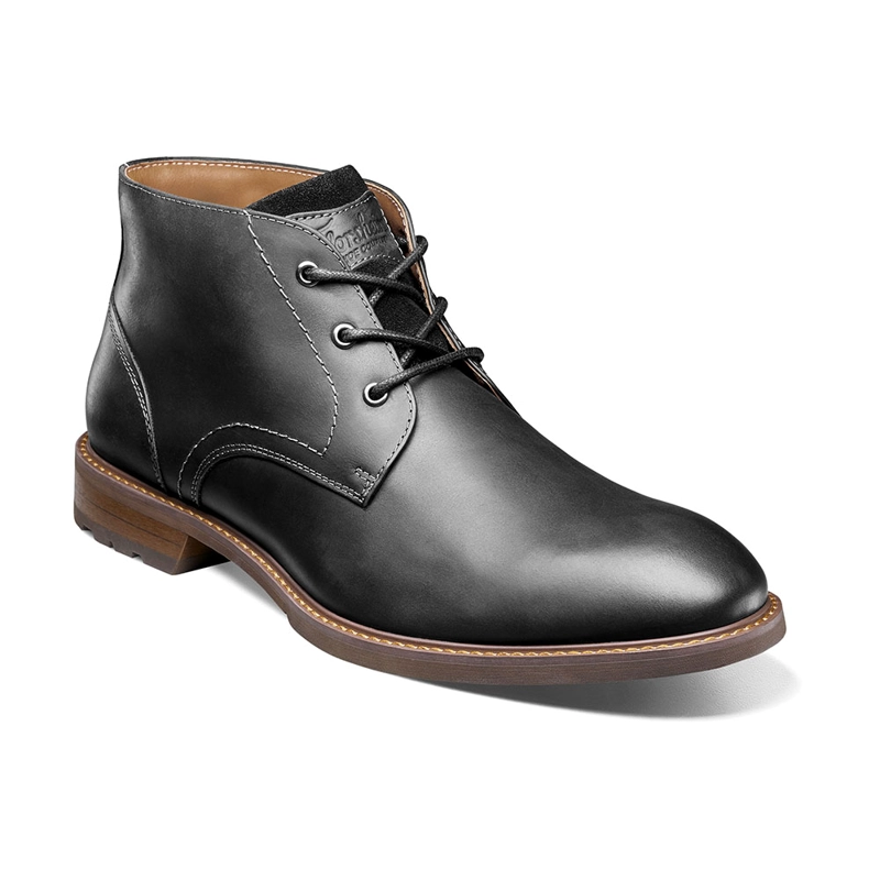 BOTINES CASUAL LODGE 3-EYE CHUKKA NEGRO - 1