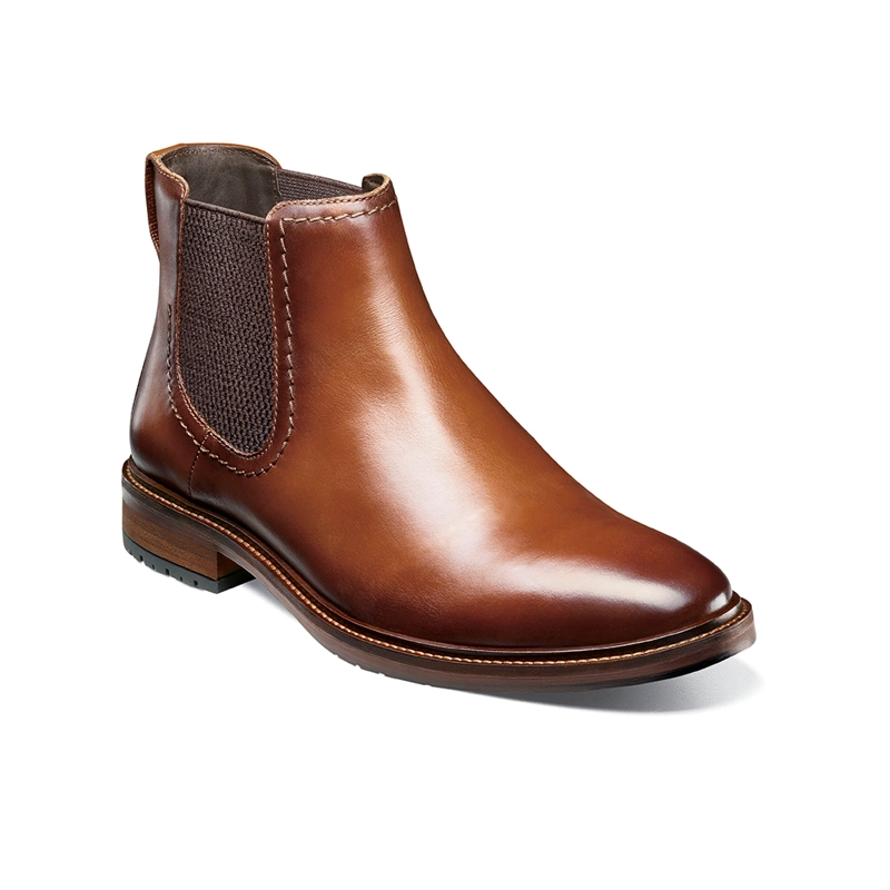BOTINES CASUAL FORGE PLAIN TOE GORE BOOT COGNAC - 1