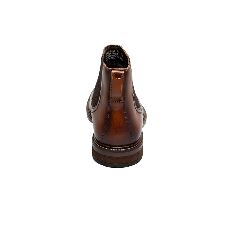 BOTINES CASUAL FORGE PLAIN TOE GORE BOOT COGNAC - 4