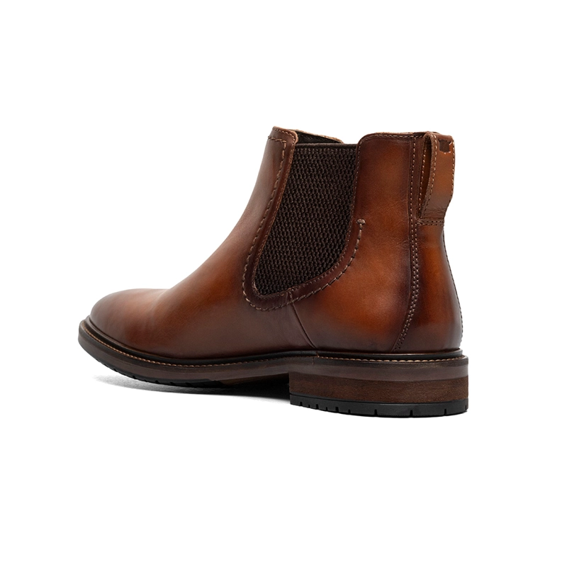 BOTINES CASUAL FORGE PLAIN TOE GORE BOOT COGNAC - 8