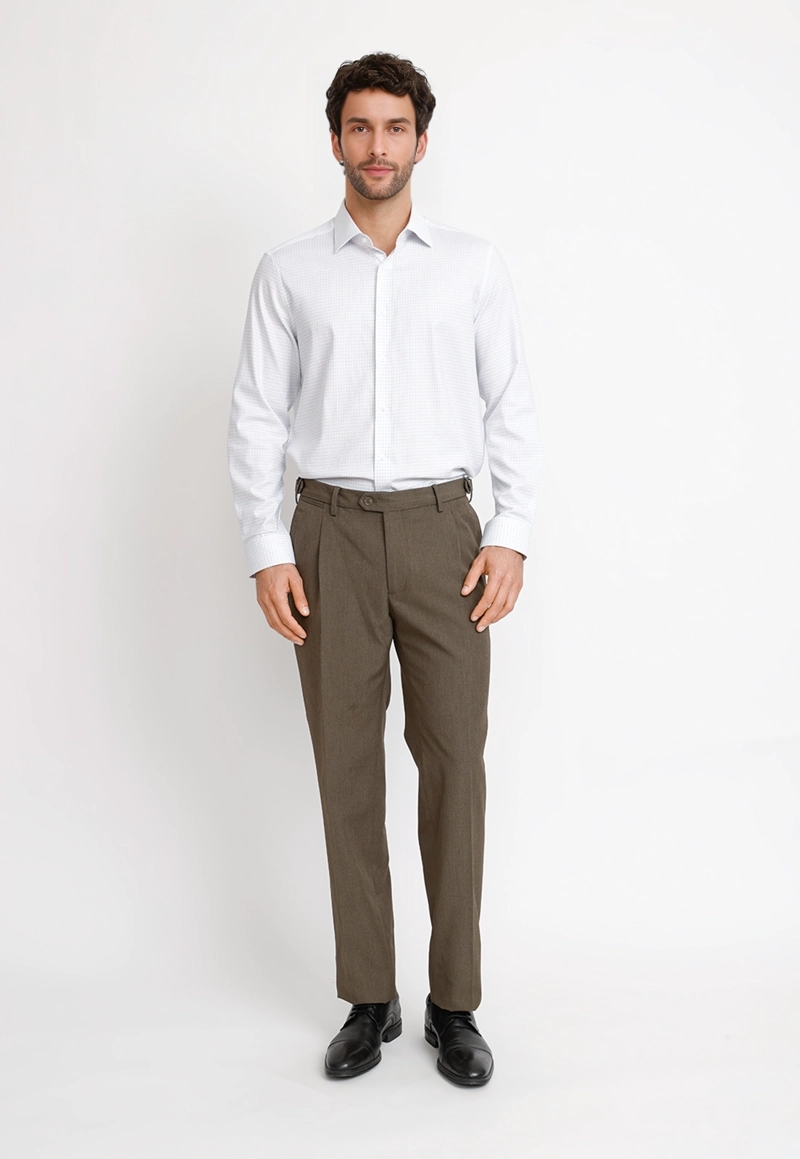 PANTALON FORMAL HOMBRE EXECUTIVE VERDE - 4