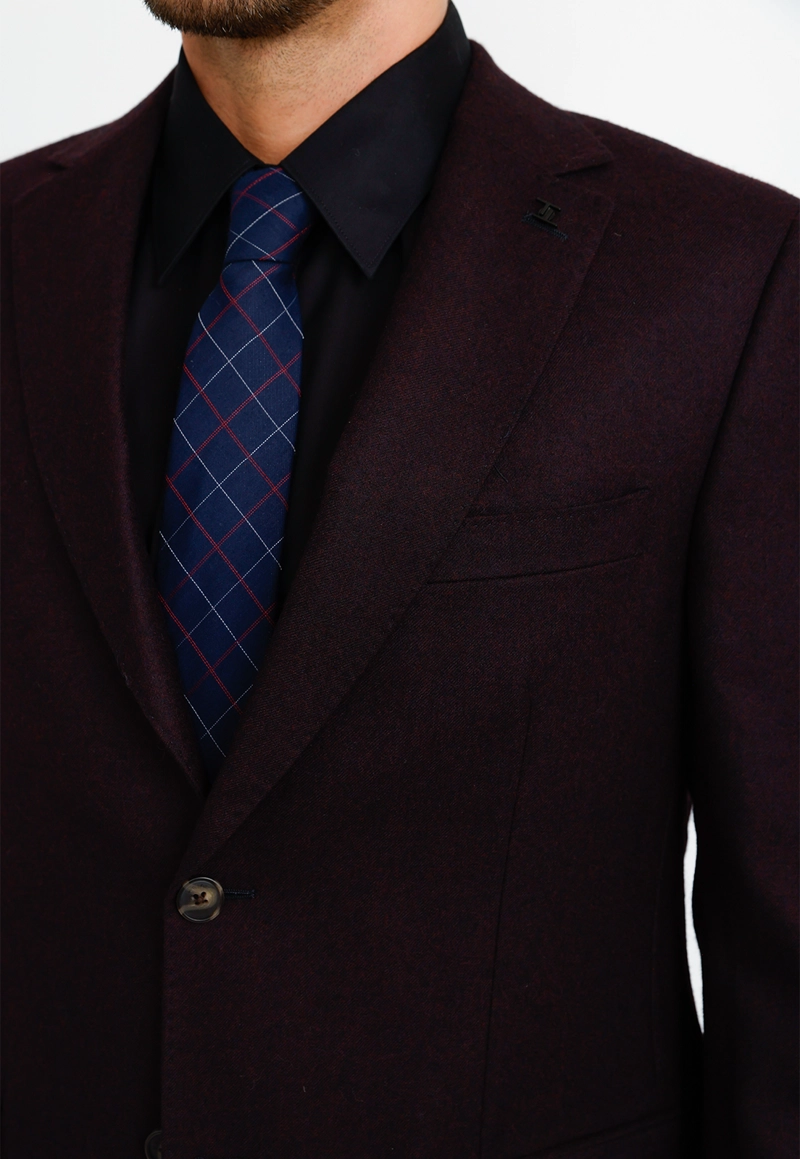 CHAQUETA FORMAL HOMBRE CLASSIC MORADO - 3