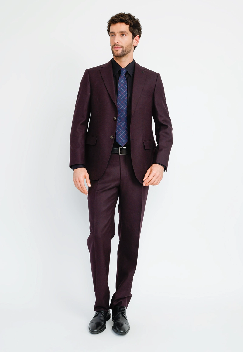 CHAQUETA FORMAL HOMBRE CLASSIC MORADO - 4