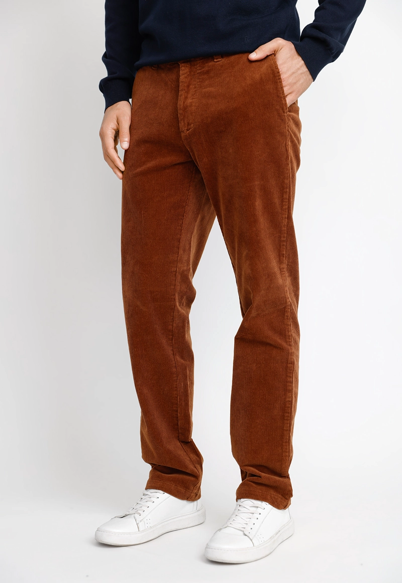 PANTALON COTELE  HOMBRE VISION OCRE - 1