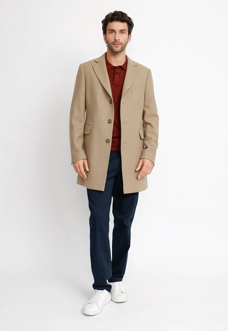 ABRIGO HOMBRE FRASER CAMEL - 4