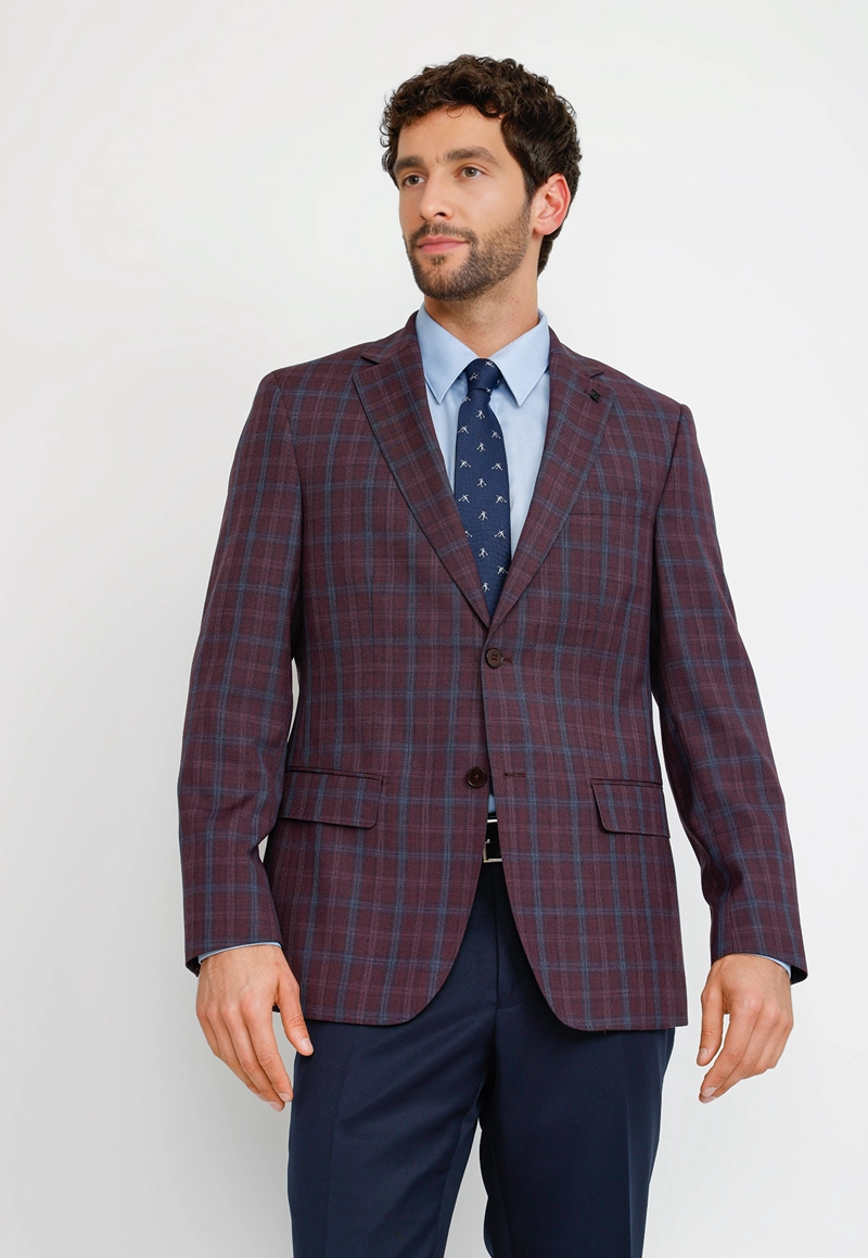 CHAQUETA FORMAL HOMBRE EXECUTIVE MORADO - 1