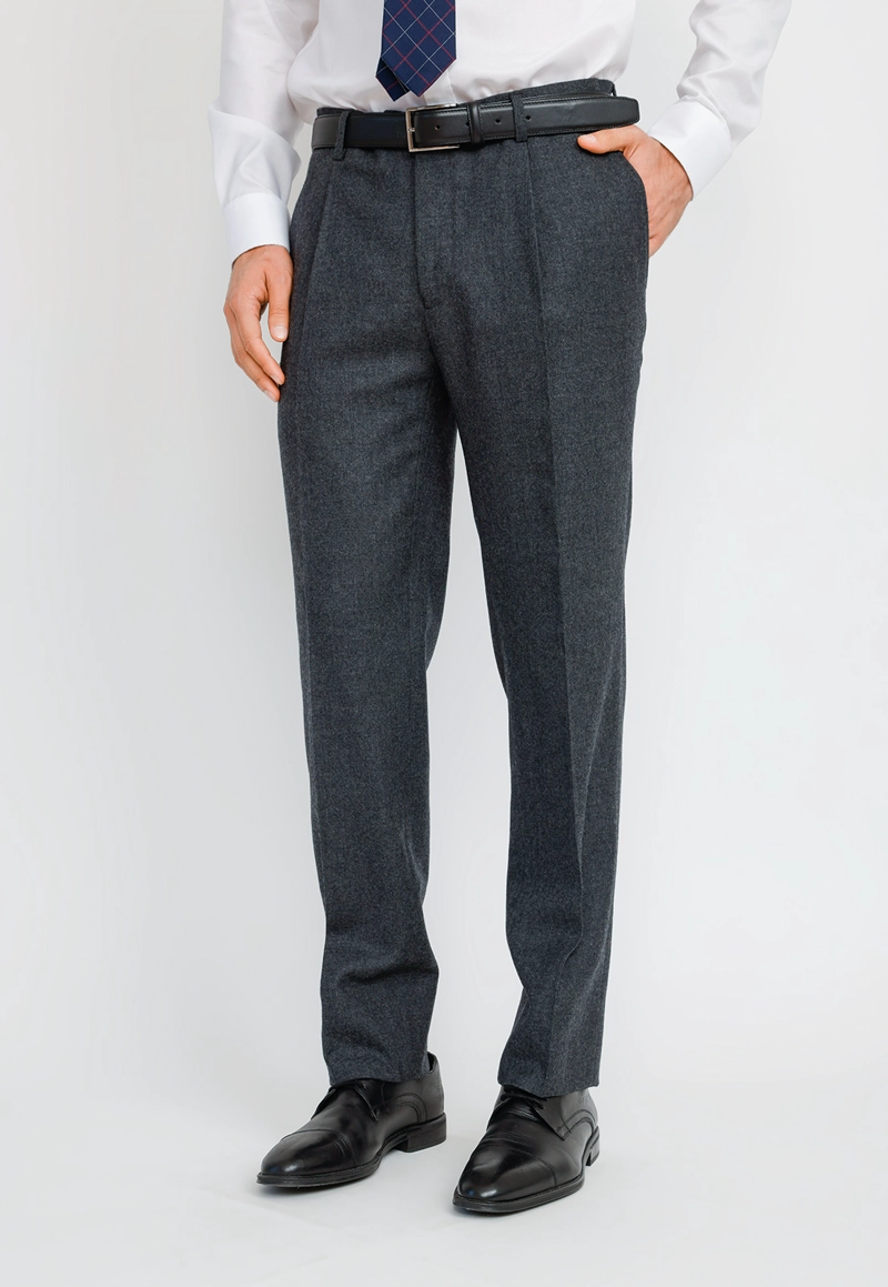 PANTALON FORMAL HOMBRE CLASSIC FLANNEL MARENGO - 1