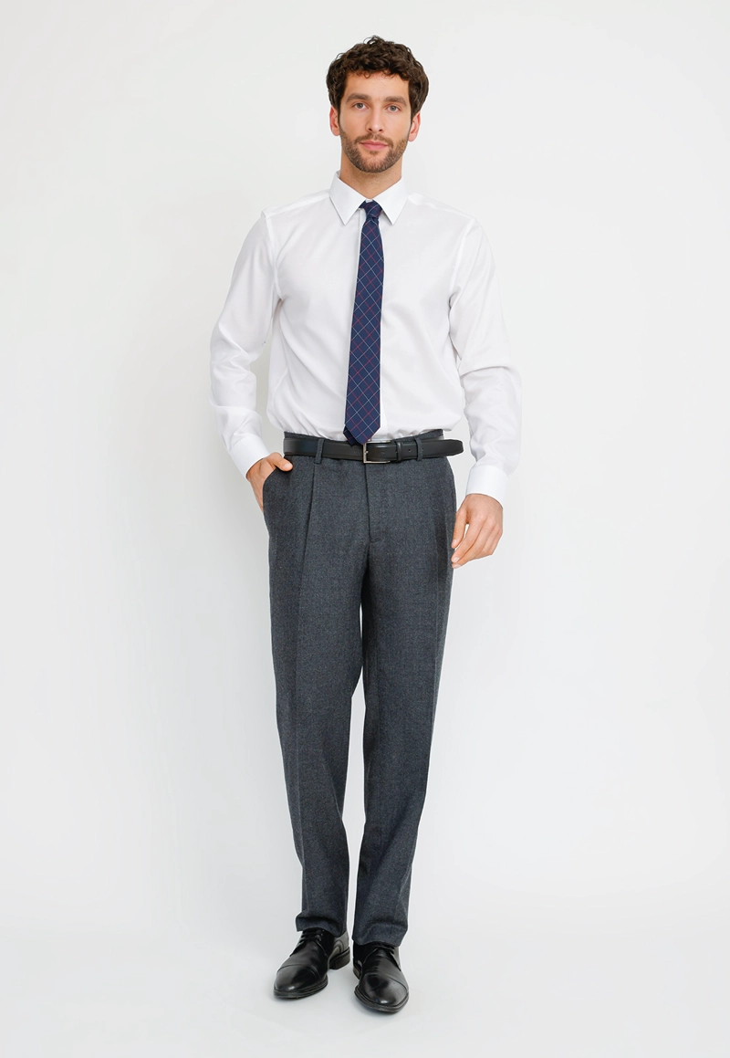 PANTALON FORMAL HOMBRE CLASSIC FLANNEL MARENGO - 4